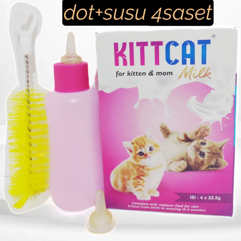 SUSU KUCING 1BOX DAN DOT KUCING 100ML