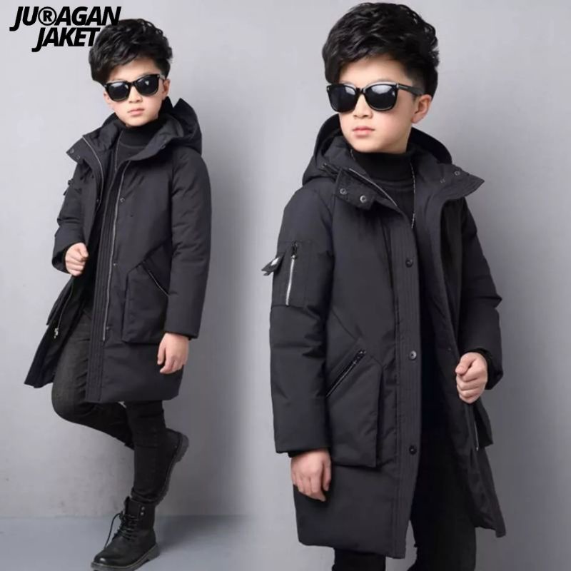 Jaket puffer anak laki-laki/perempuan / jaket winter anak / jaket anak longcoat / jaket anak gelembung