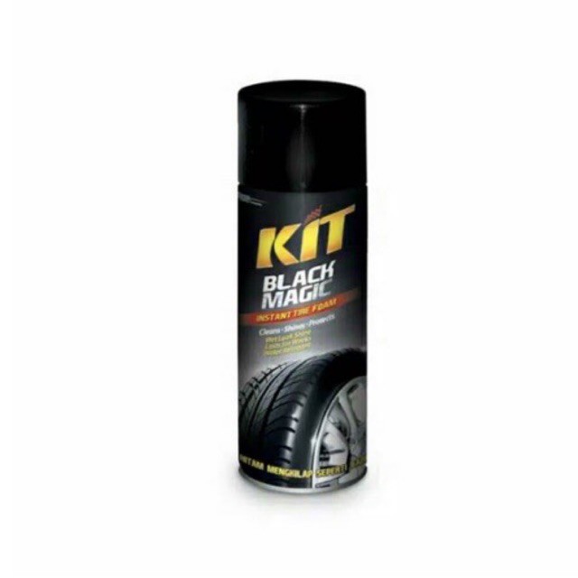 Kit Black Magic Tire Foam 360ml Semir Ban