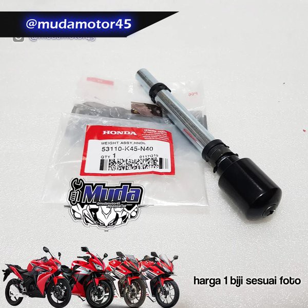 1 SISI JALU BANDUL STANG CBR150R K45A K45G K45N K45R PNP CB150R CBR250RR SET BALANCER BESI DALAM TUT