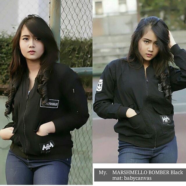 MARSMELLOW BOMBER / JAKET BABY KANVAS / JAKET BOMBER / JAKET HITS