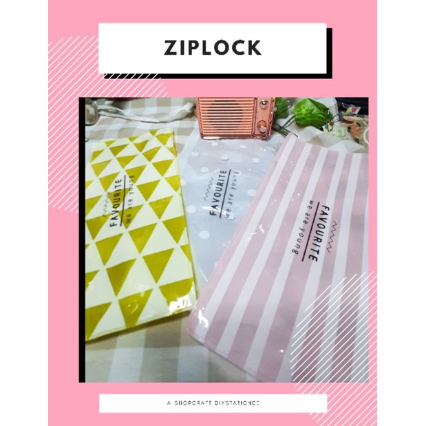 

kawai dompet/ tempat pensil/make up/ transparant ziplock aestetic