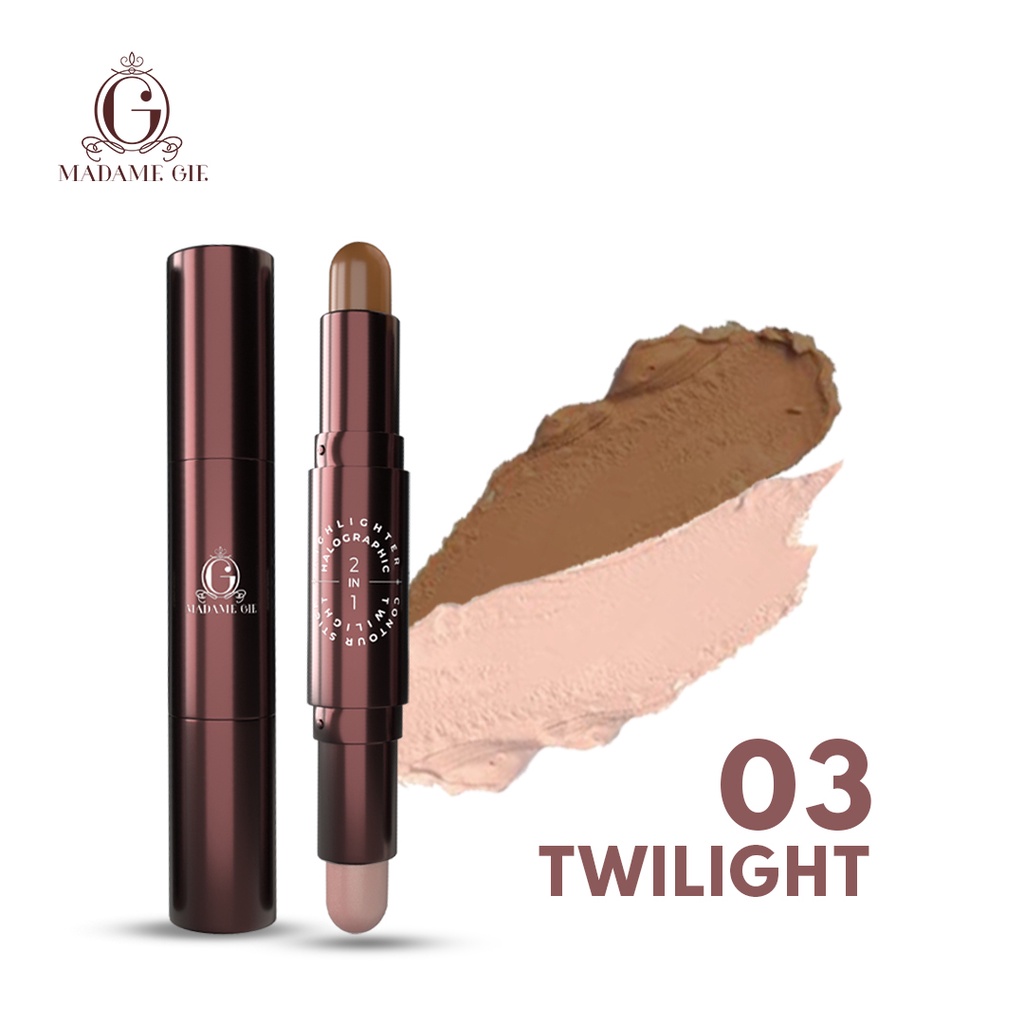 READY Madame Gie Halographic 2-in-1 Highlighter &amp; Contour Stick kontur