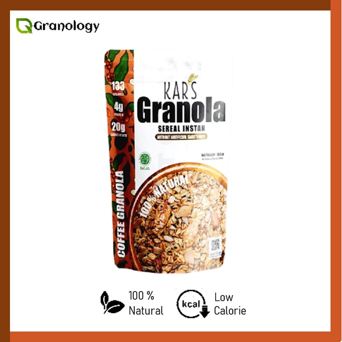 Organic Center KARS Granola 350 gram - Coffee