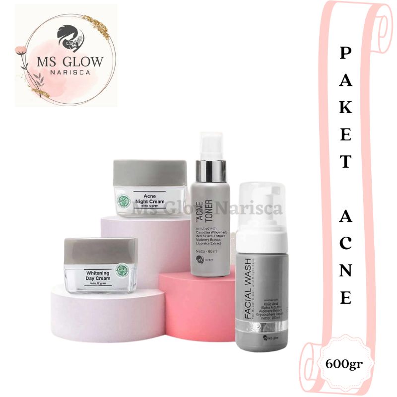 MS GLOW Paket Acne Series / Paket Acne Ms Glow / Acne Series
