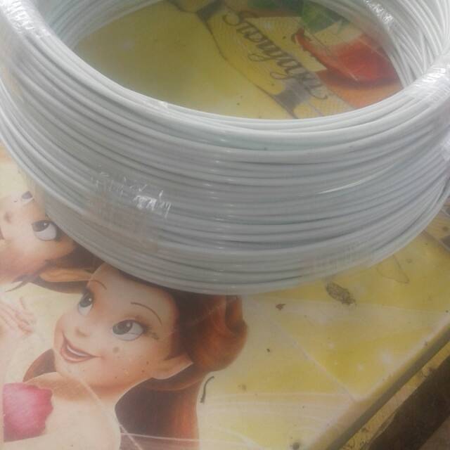 Jeruji fiber putih susu ukuran 3,5mm 4mm