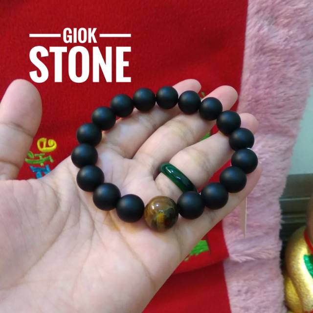NEW, NATURAL BLACK ONIX DOP UNTUK PRIA