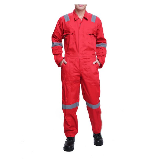 Baju Wearpack / Seragam Safety / Baju Terusan wearpack warna merah