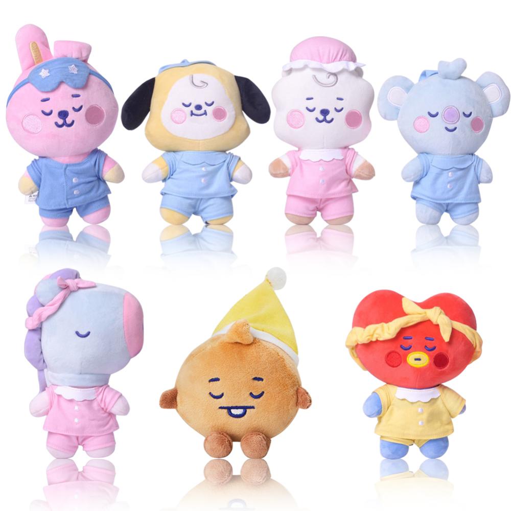 Timekey Gantungan Kunci Boneka Stuffed Plush Kartun Tata Cooky Chimmy Koya Shooky Mang RJ cannot miss it B62 Ukuran 10cm / 20cm