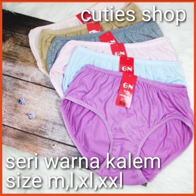 GOLDEN NICK - celana dalam wanita- bahan katun - sz m-xxl