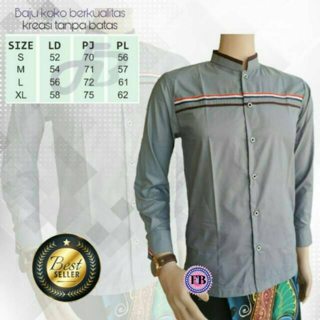 Baju koko pria koko gus Azmi koko hadroh azzahir koko modern koko santri koko terlaris