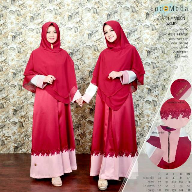 GAMIS ENDOMODA ESA 01/ GAMIS SET KHIMAR