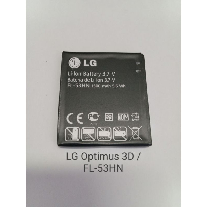 Baterai LG Optimus 3D FL-53HN FL53HN Battery baterei batere batre batrei batrai bateray
