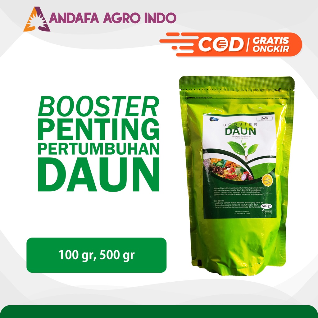 Jual Booster Daun 100gr & 500gr Alternatif Gandasil D Nutrisi Pupuk ...