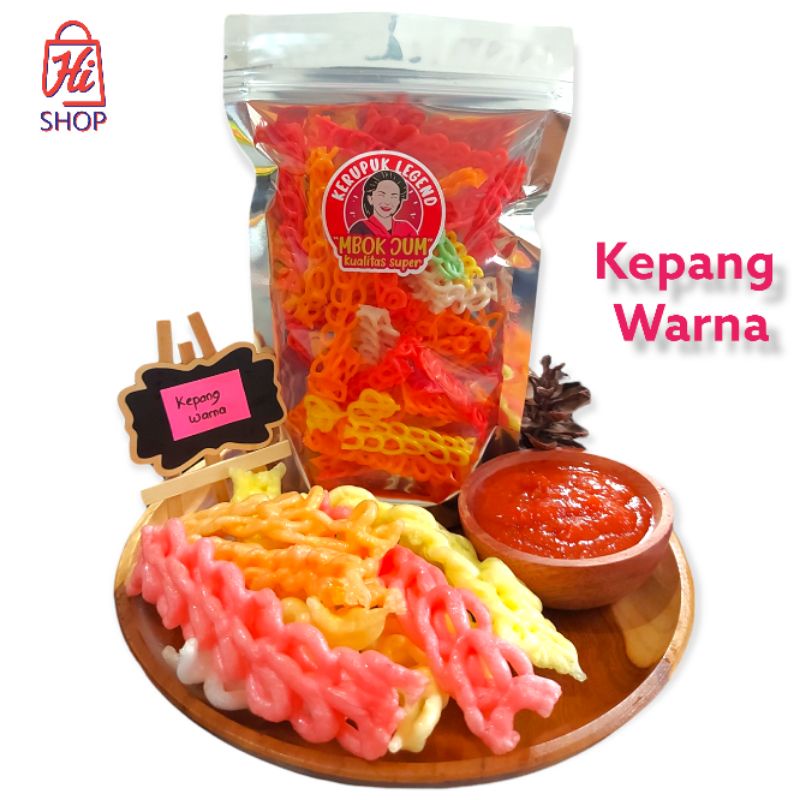 

Kerupuk Mentah Kerupuk Ikan Krupuk Kepang Warna Warni Rasa Ikan Kualitas Premium