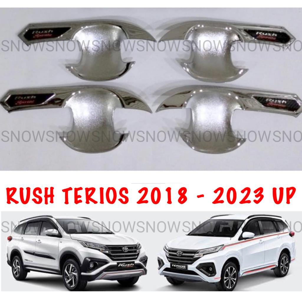 Outer Cover Mangkok All New Rush Terios 2018 2020 2022 2023 Activo Hitam Chrome