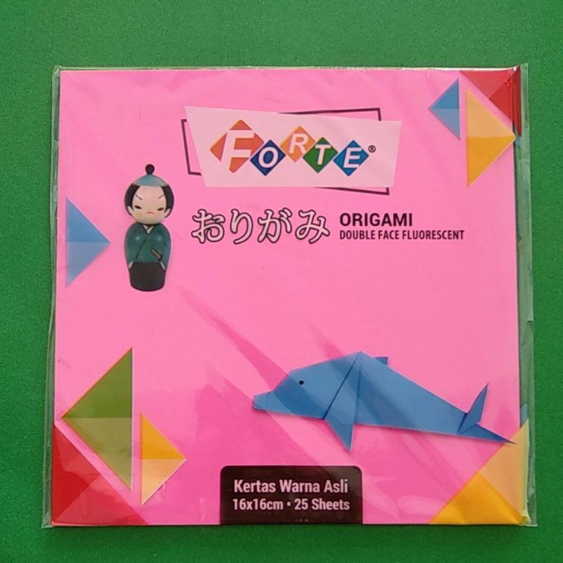 

Kertas Lipat Warna Origami Forte 16X16 Isi 25