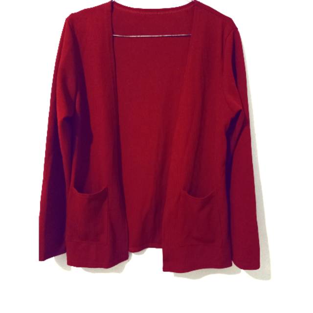 Cardigan maroon