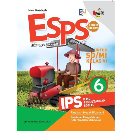 Buku Esps ips kelas 6 5 kls 4 Penerbit Erlangga-Kelas 6
