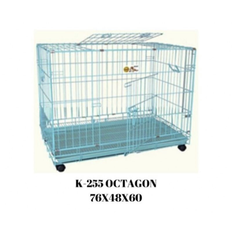 Octagon K-255 Kandang Kucing Anjing Hewan Peliharaan Size Besar