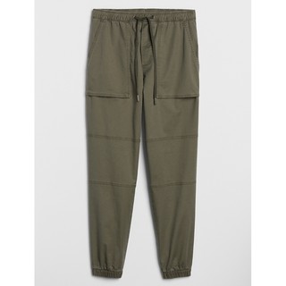  celana  Gap  Celana  Pria Cowok GAP  Slim Twill Jogger  Olive 