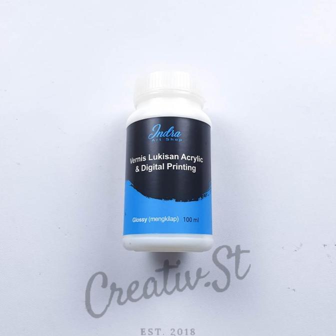 

TERBARUU!! Cat Varnish Acrylic Clay Vernish Lukis Doff Glossy 100 ml TERLARIS