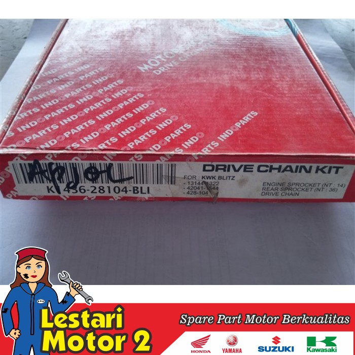 Gear set Blitz R Indopart