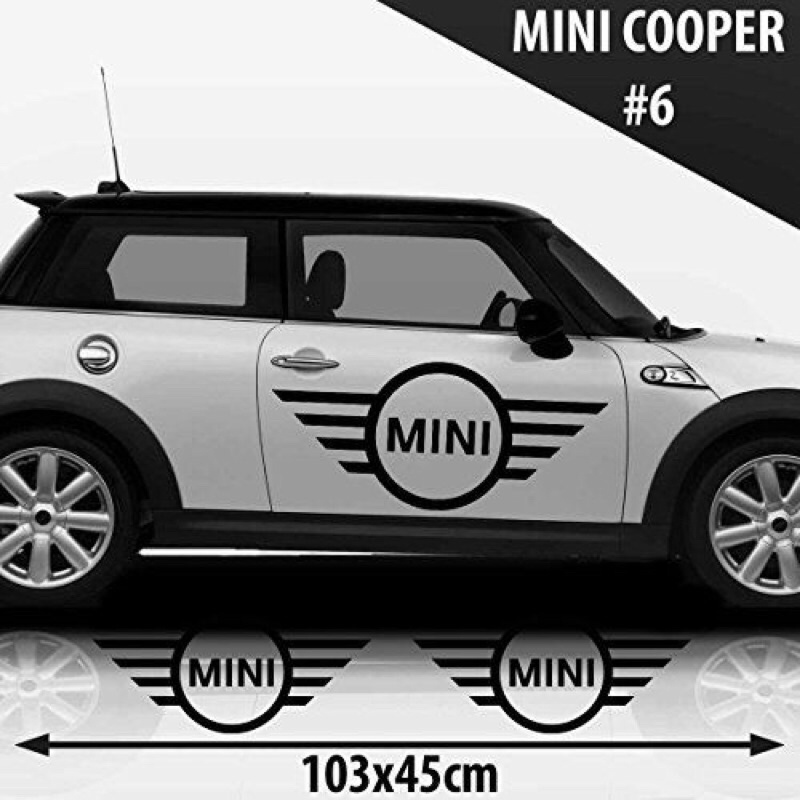 sticker mobil sticker cutting mini cooper