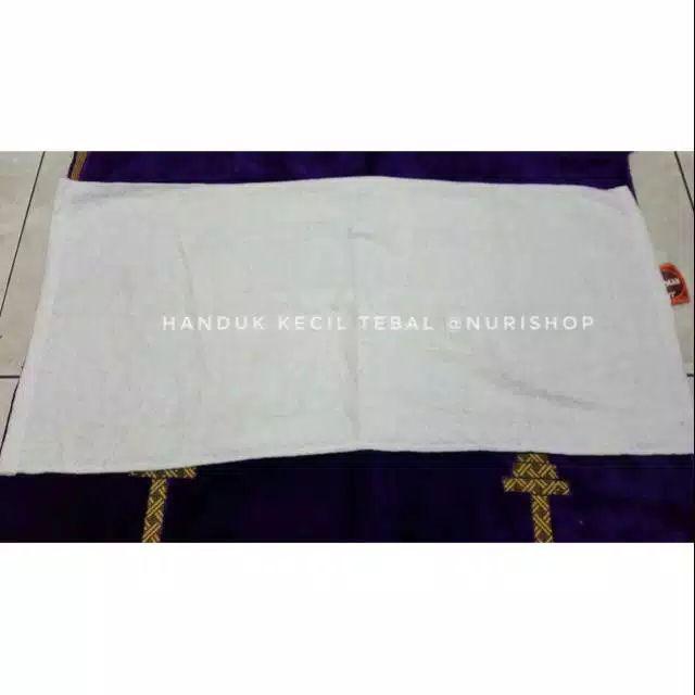 Handuk Good Morning Putih Tipis 75x30cm Murah Meriah Travelling / Perlengkapan Haji Umroh