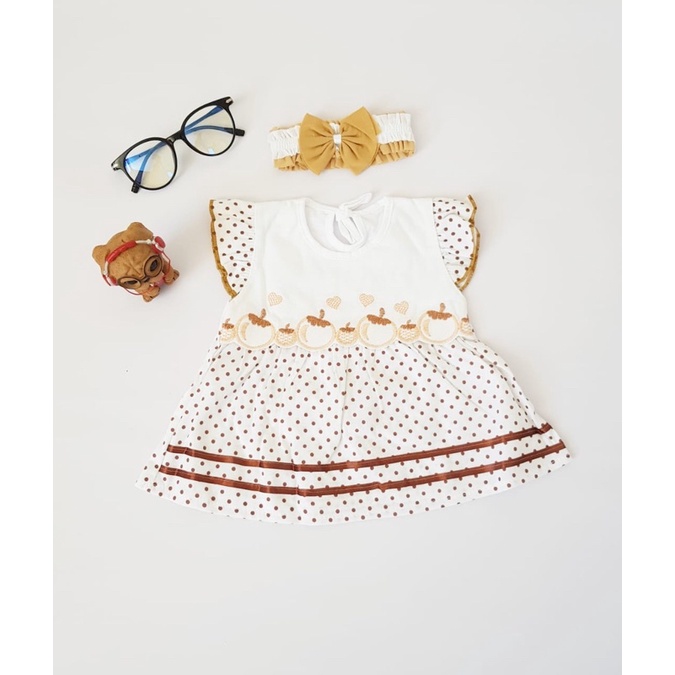 WHITE TOMATO DRESS