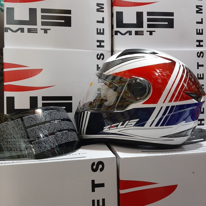 ZEUS 811 MOTIF WHITE J20 BLUE