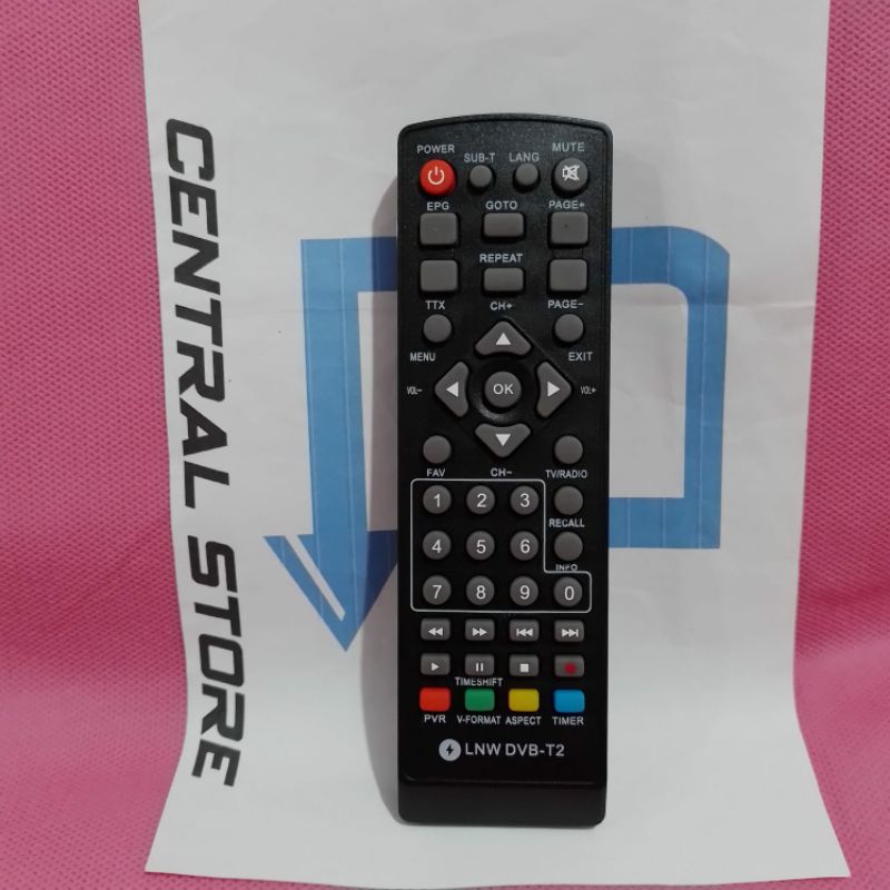 Remote SET TOP BOX DVB-T2 MULTI