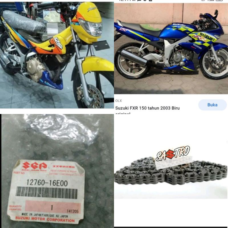 rante rantai kamprat chain chamshaft suzuki raider 125 FXR ori sgp