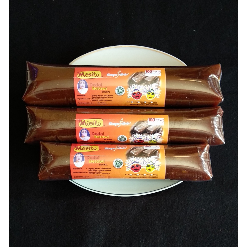 

ORIGINAL_DODOLCONDET KHAS BETAWI PAKET GULUNGAN (BENTELAN) ISI 3, 1KG