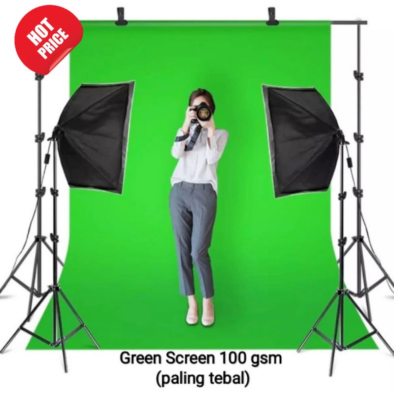Kain Spunbond 100 gsm Green Screen Premium