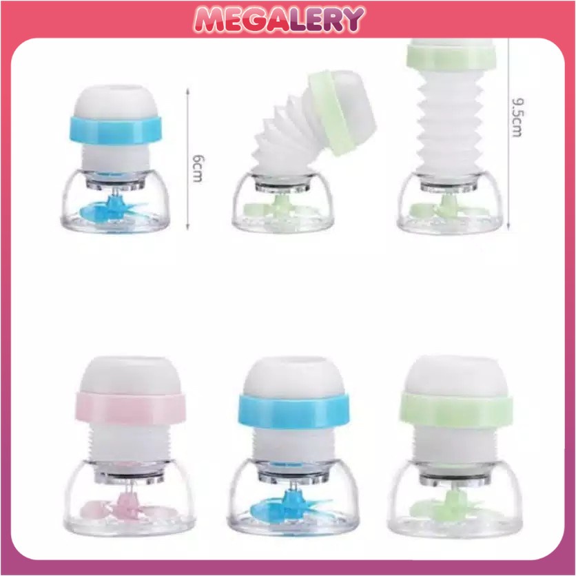Filter Saringan Kran Air Kipas Kincir Putar Sambungan Keran FLEXIBLE Faucet Kepala Wastafel