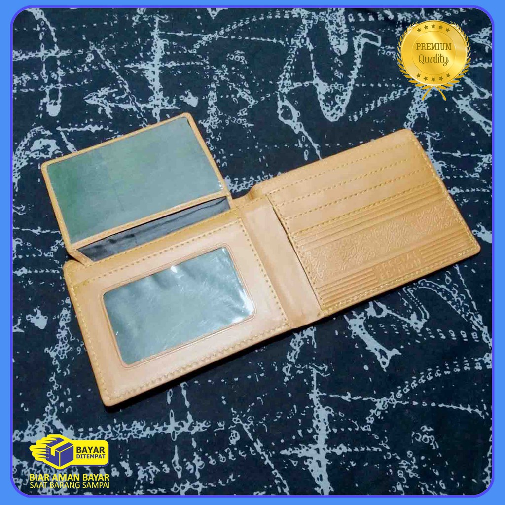 dompet lipat Pria distro grosir COD bahan PVC