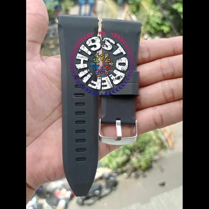 Tali jam karet strap jam tangan 28mm strap jam tangan karet original silicon