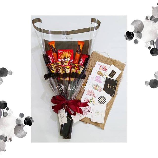Snack Bouquet / buket bunga snack buket wisuda buket murah graduation