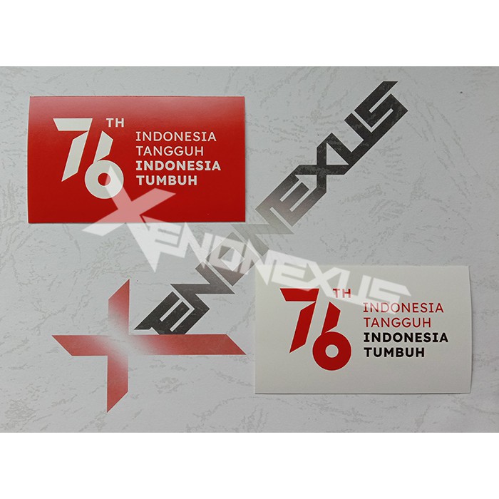 Stiker Logo HUT RI ke 76