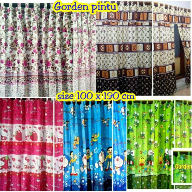 GORDEN PINTU KARAKTER DORAEMON,KERROPI,HELLOKITULY,LVBDAN SHABY TERLARIS