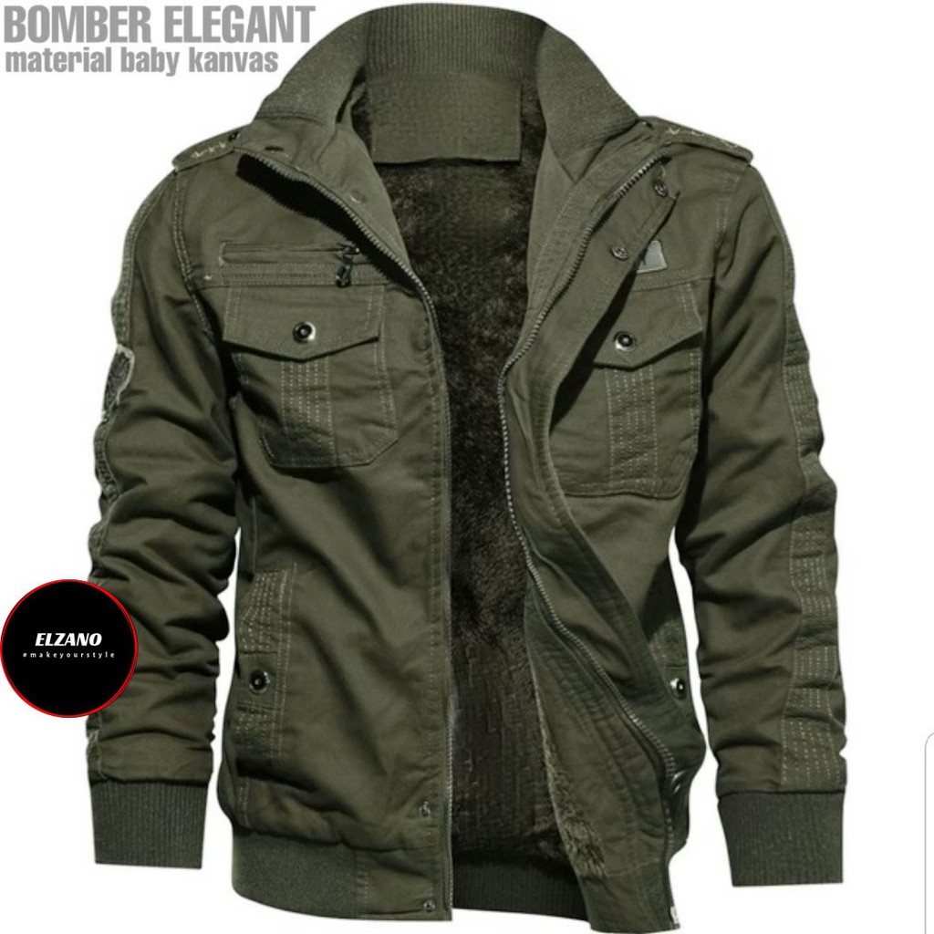 Public - Bomber Elegant - Jaket Bomber Pria