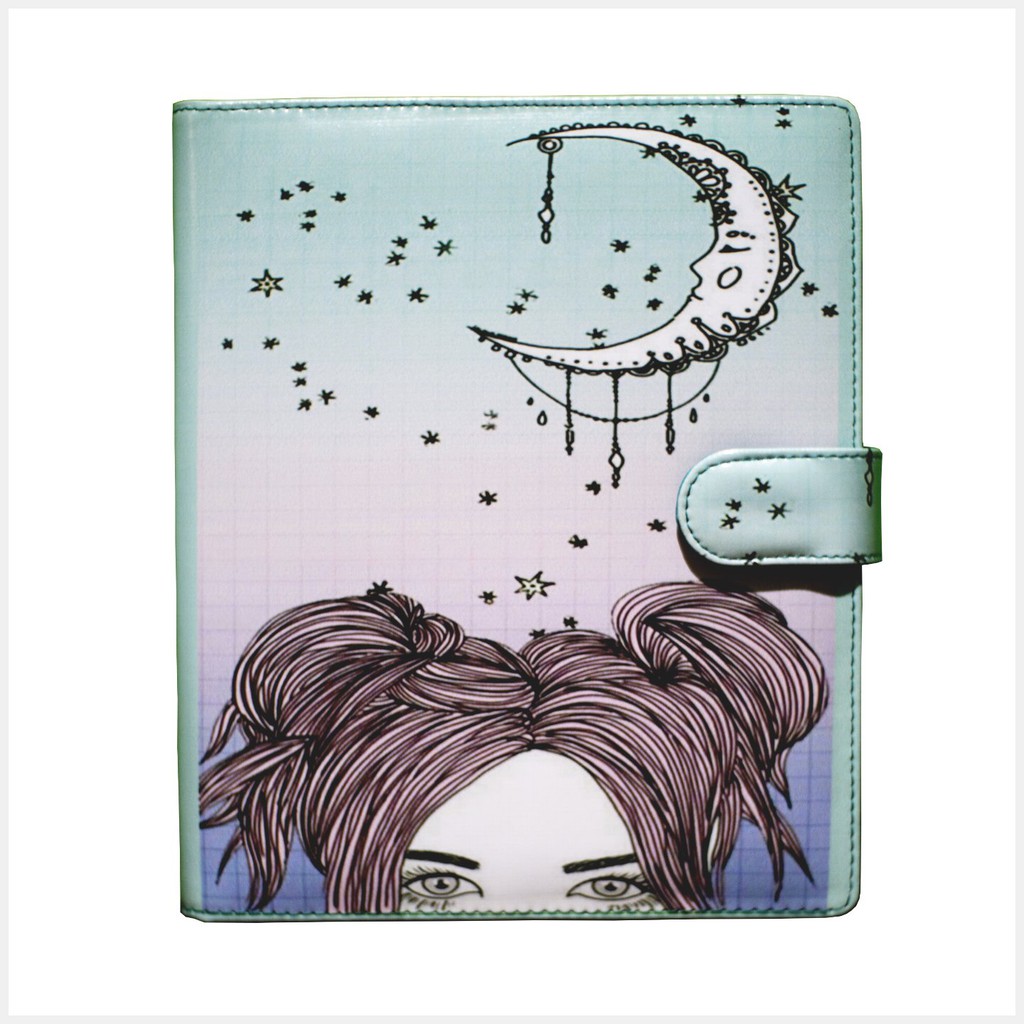 

Binder Woman & Moon Cover