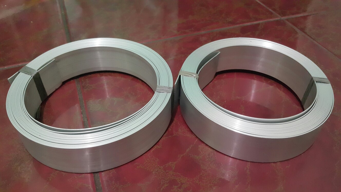 Plat Strip Aluminium 1 1/4inchi / 3,1 Cm Panjang 6 Meter Tebal 1 Mm