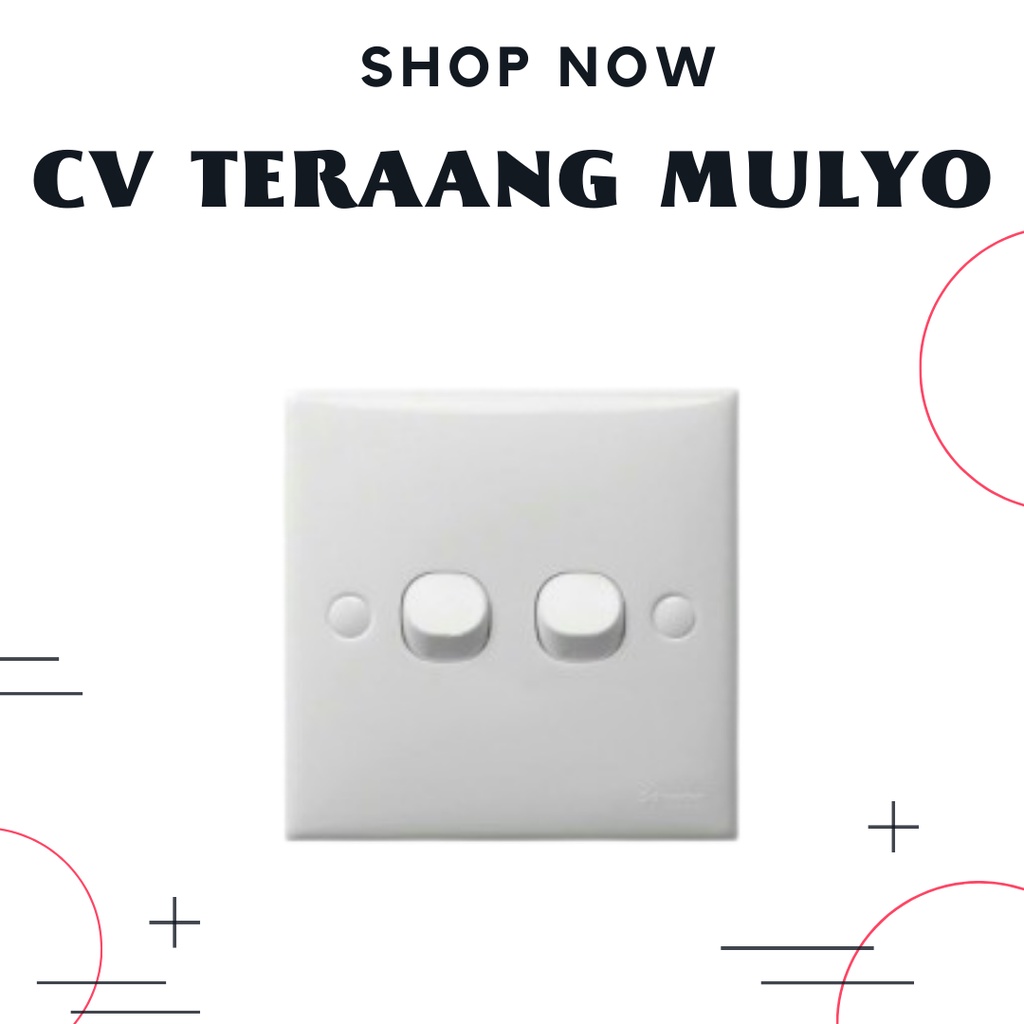 Saklar Seri / Saklar Double Tanam IB CLIPSAL SCHNEIDER