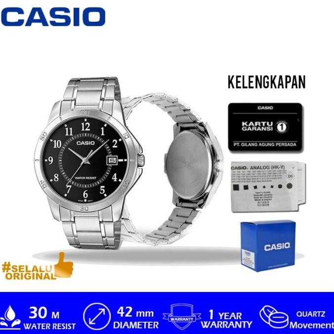 Casio General MTPV004D1BUDF / MTP-V004D-1BUDF / MTPV004D ORIGINAL Termurah