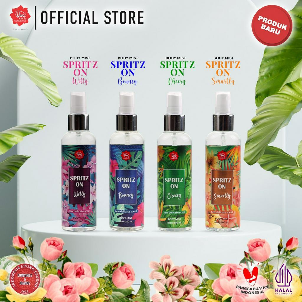 ❤ RATU ❤ Viva Spritz On Splash Cologne Parfum 100ml | Parfum Badan Unisex Pria Wanita