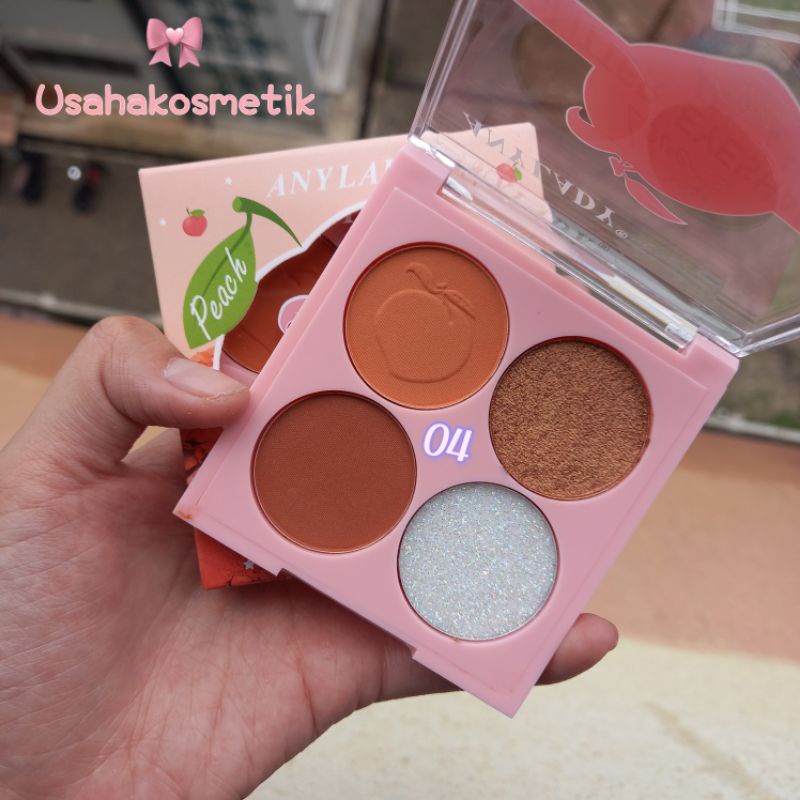 ECER!! ANYLADY EYESHADOW PALETTE PEACH BEST SELLER NO. 790