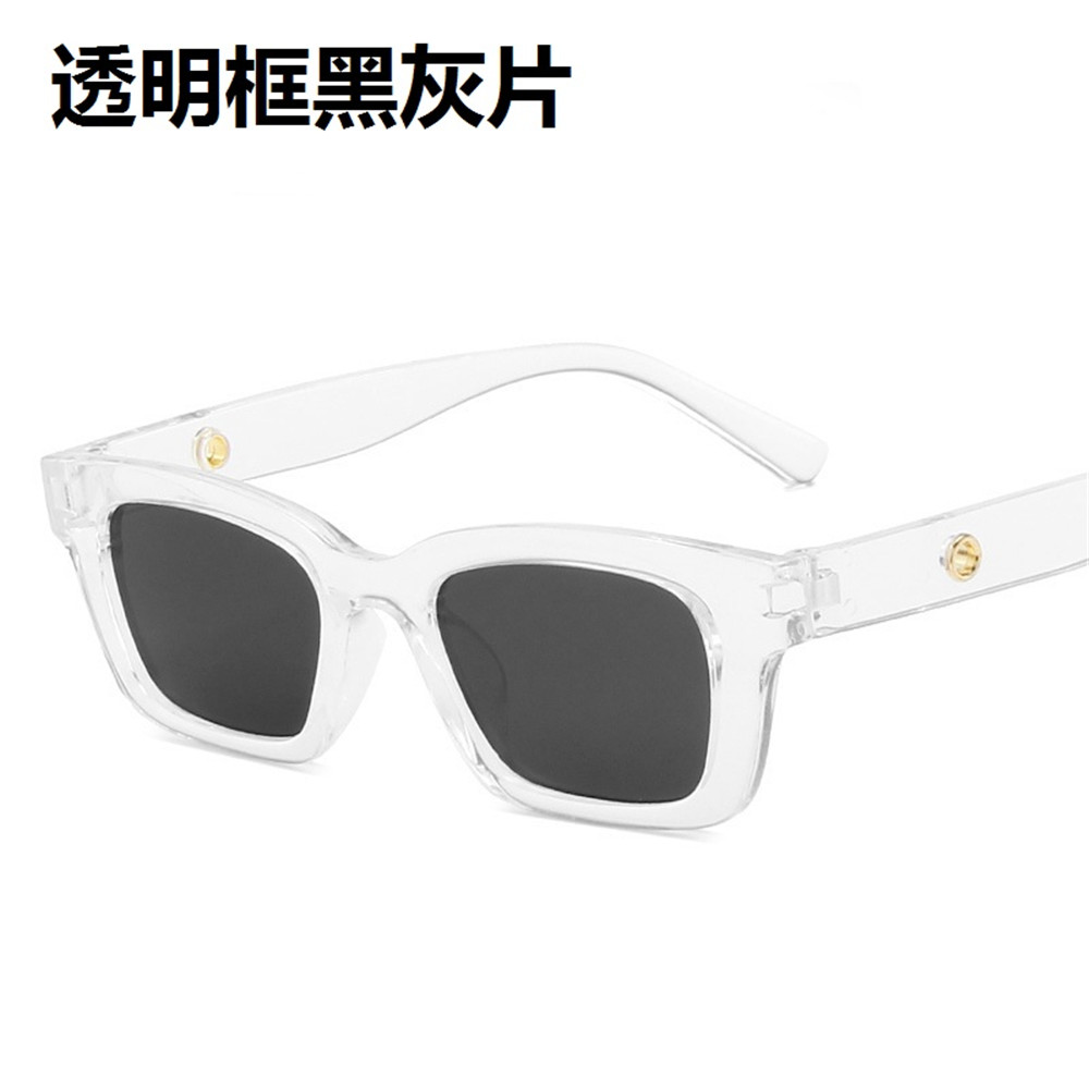 【COD Tangding】Small Square Sunglasses Kim Ji-ni Same Style Sunglasses Retro Korean Web Celebrity Glasses