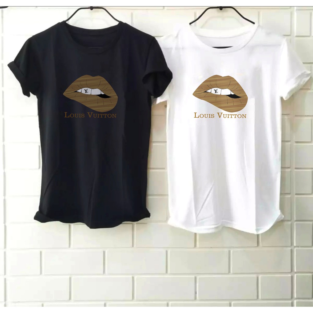 Barang Mantan Kaos Wanita Katun / Baju Atasan Wanita - Louis vuitton